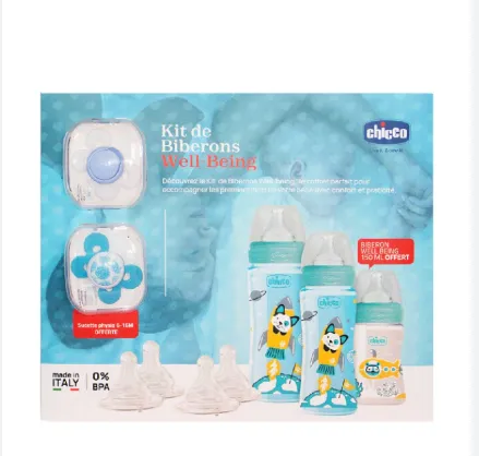 Chicco - Coffret biberon well-being - 7 articles