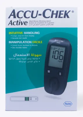 ACCU CHEK ACTIVE LECTEUR GLYCEMIE MG/DL KIT