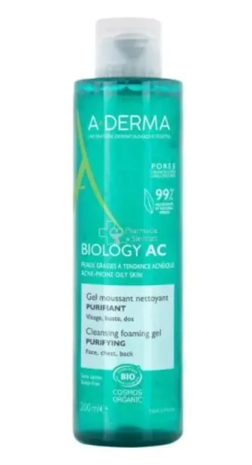 A-DERMA BIOLOGY AC GEL MOUSSANT PURIFIANT 200ML