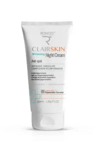 RONCEY CLAIRSKIN CREME DE NUIT ECLAIRCISSANTE ANTI TACHES 50ML