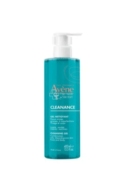 AVENE - CLEANANCE GEL NETTOYANT 400ML PEAU MIXTE A GRASSE
