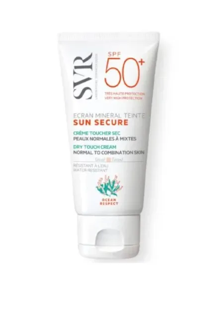 SVR SUN SECURE ECRAN MINERAL TEINTE PEAUX NORMALES A MIXTES SPF 50+ 50ML