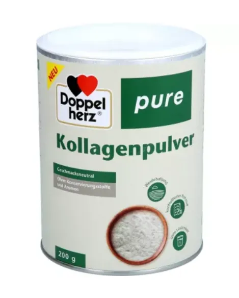 DOPPELHERZ Poudre de collagène pure, 200 g