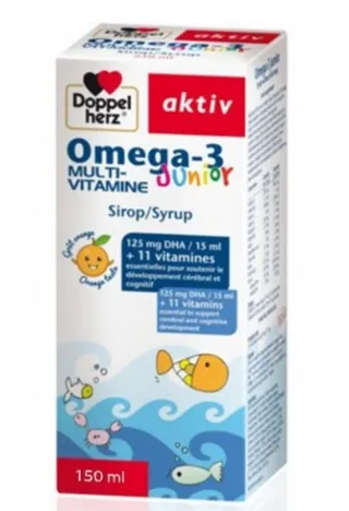 Doppel Herz AKTIV Omega 3 junior sirop 150ml