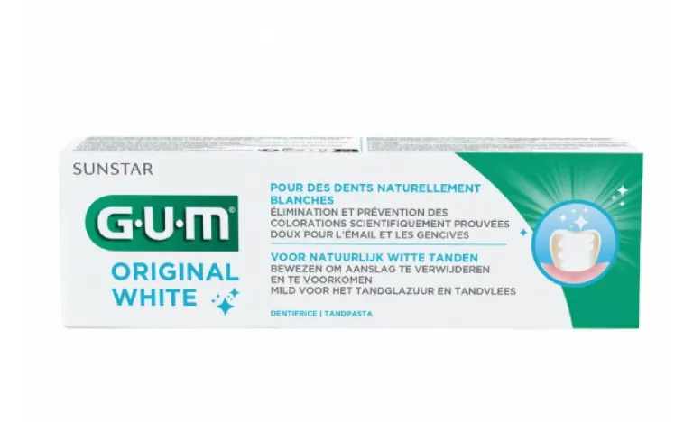 GUM ORIGINAL WHITE DENTIFRICE 75ML