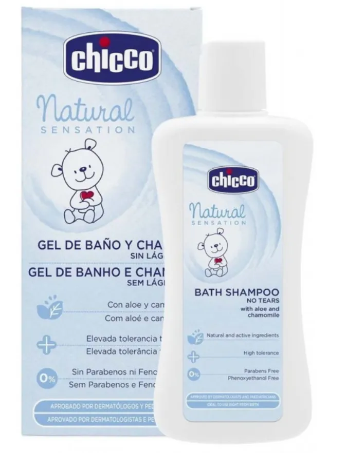 Chicco Shampooing et Douche Natural Sensation 200 ml