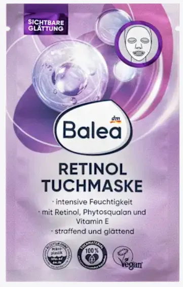 Balea Masque de Tissu au Rétinol