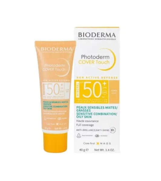 BIODERMA PHOTODERM COVER TOUCH MINERAL TEINTE CLAIRE SPF50+ 40G