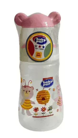 BABY PUR MINI BIBERON EN POLYPROPYLENE COL STANDARD 125ML 72002