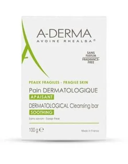 A-DERMA PAIN DERMATOLOGIQUE AU LAIT D'AVOINE 100G