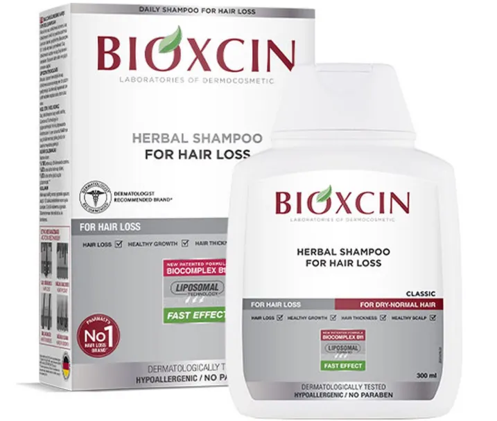Bioxcin Classic Shampooing Aux Herbes Contre La Chute De Cheveux Pour Cheveux Droog / Normaux 300ml