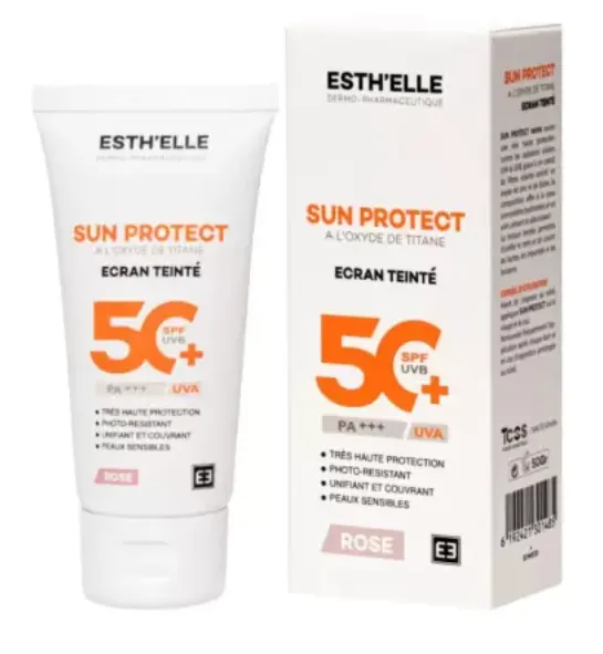 ESTHELLE SUN PROTECT ECRAN TEINTE ROSE SPF50+ 50GR