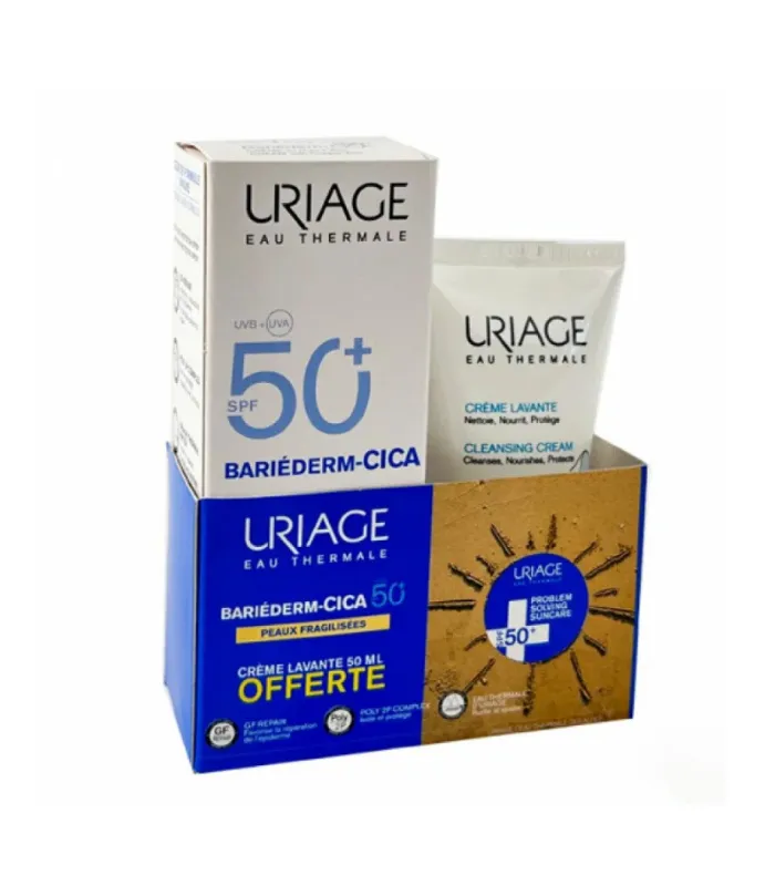 URIAGE DUO BARIEDRM-CICA CREME SPF50 + CREME LAVANTE 50ML OFFERTE