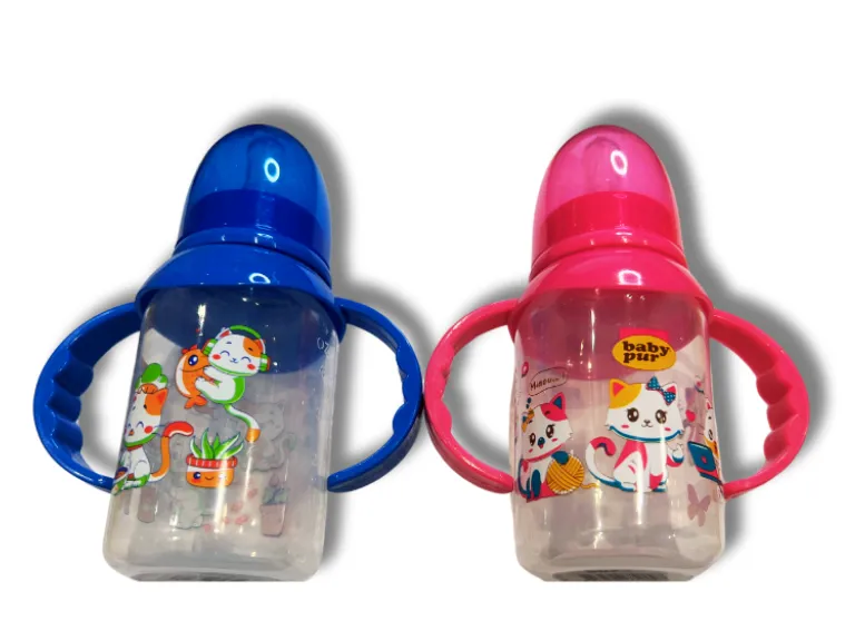 BABY PUR BIBERON PLASTIQUE AVEC ANSES 125ML