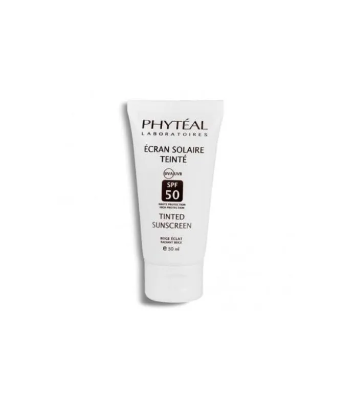 Phytéal écran solaire teinté beige éclat spf50+ 50ml