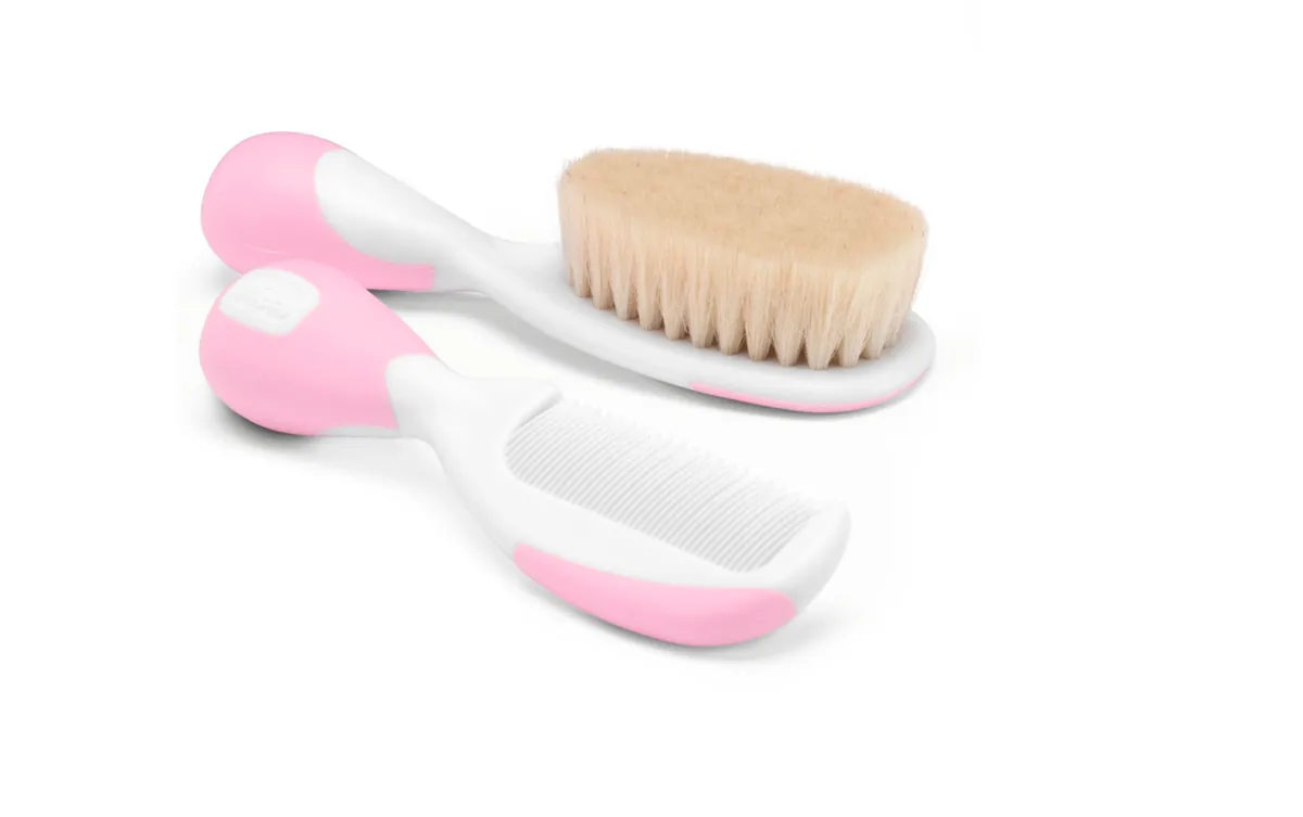 Chicco Brosse Et Peigne Rose Bébé (+0 mois)