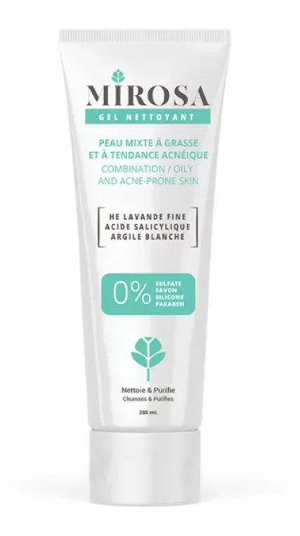 MIROSA GEL NETTOYANT PEAU MIXTE A GRASSE 200ML