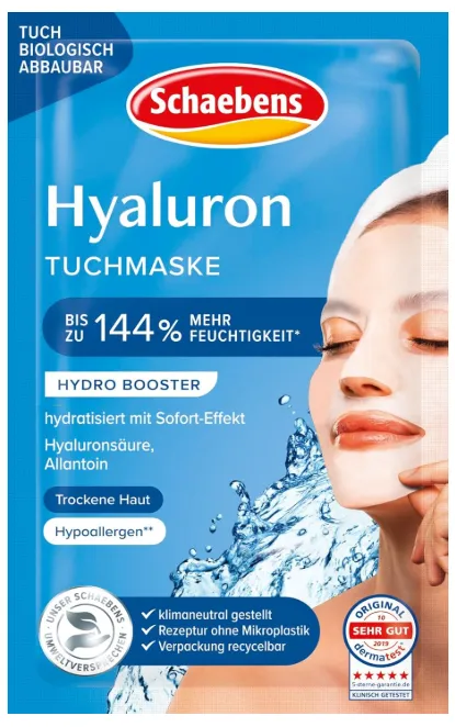 Masque en tissu hyaluronique Schaebens