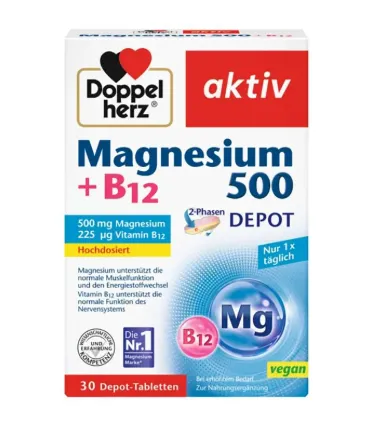 Doppelherz aktiv Magnesium +B12