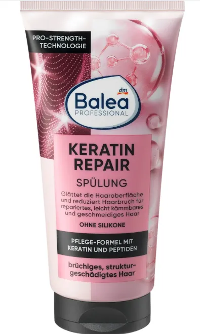 Balea PROFESSIONNEL après-shampoing kératine, 200 ml