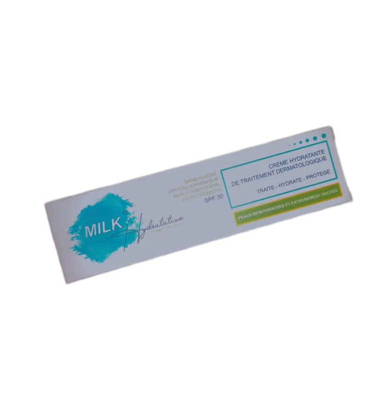 Naturallabo MILK Hydratation – Crème hydratante visage main corps SPF 30 – 50ml