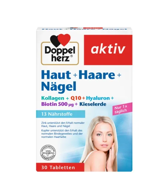 Doppelherz aktiv Haut + Haare + Nägel