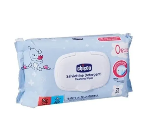 CHICCO Lingettes Nettoyantes ,72Piéces