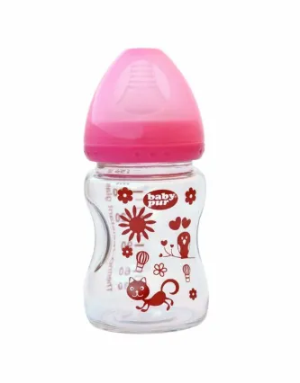 Biberon large en verre