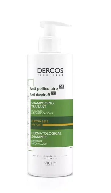Vichy Dercos Shampooing Antipelliculaire Cheveux Secs 390ml