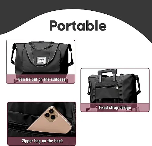 Sac de voyage pliable de grande capacité Sac fourre-tout