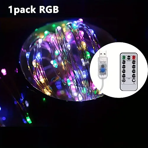 Guirlande Lumineuse USB Multicolore 100 LED -10Metres