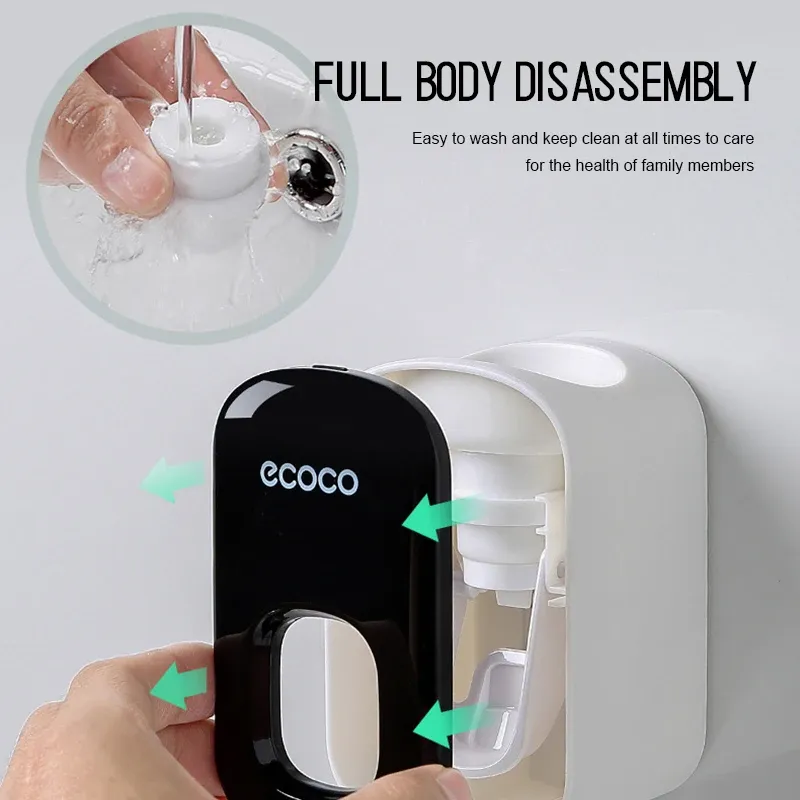 ECOCO Automatic Toothpaste Dispenser Squeezers Toothpaste