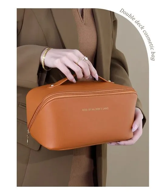 Trousse de maquillage grande capacité pour femme