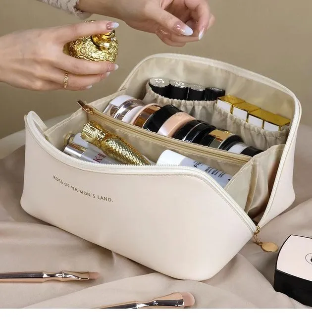 Trousse de maquillage grande capacité pour femme
