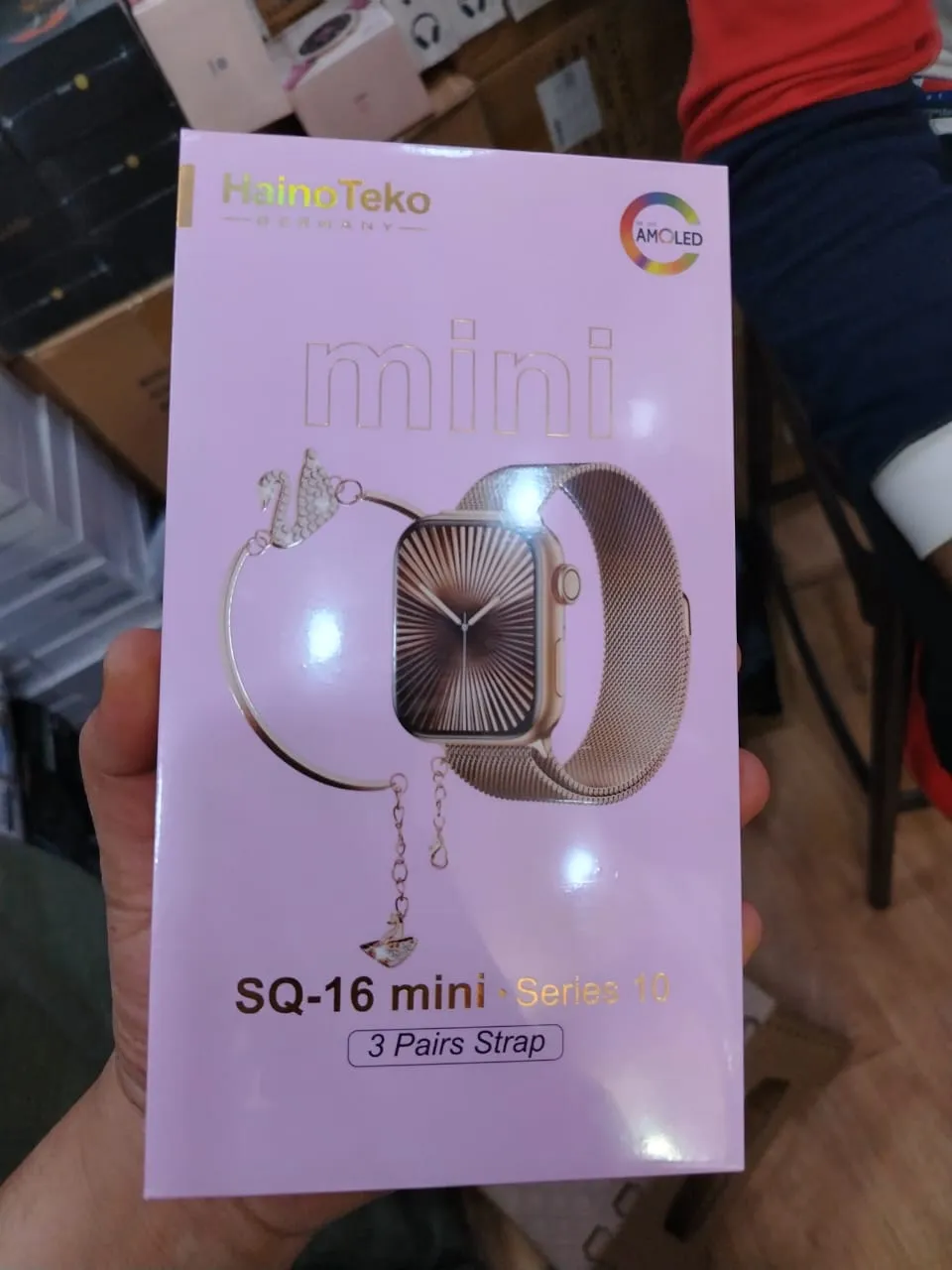 Smart Watch HainoTeko SQ-16 Mini Series 10_rose