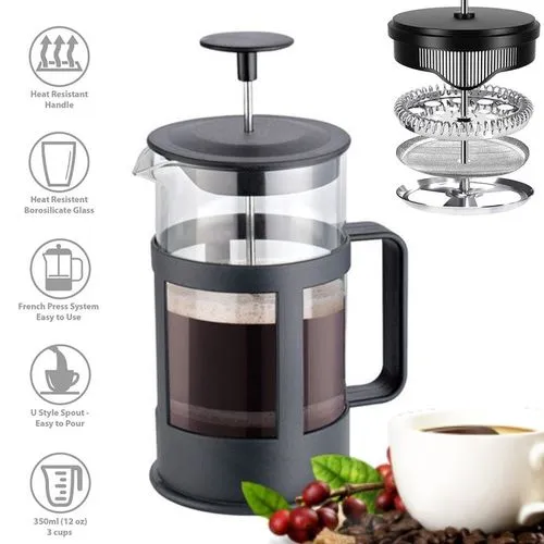 French Cafetière - Passoire à Café - 350 ml- Verre