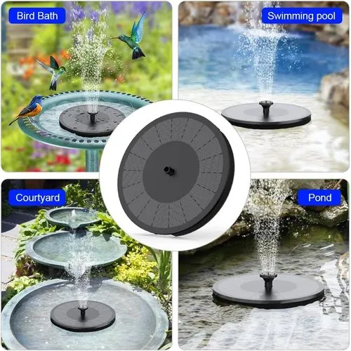 Fontaine Solaire Extérieur Flottante