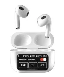 A10 Pro Earphone Touch Screen Wireless Bluetooth 5.4 Headphone ANC/ENC