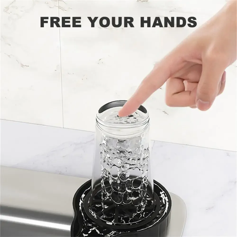 Automatic High Pressure Cup Washer Faucet Glass Rinser Glass Cup Washer