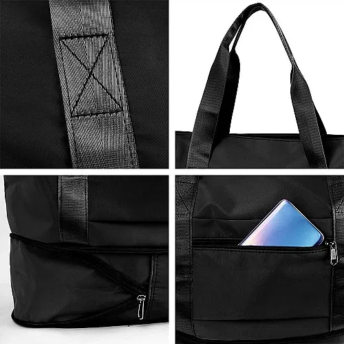 Sac de voyage pliable de grande capacité Sac fourre-tout