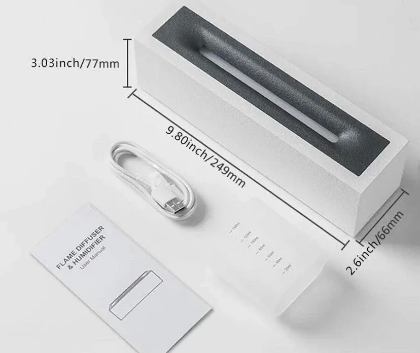 Diffuseur flamme cheminée