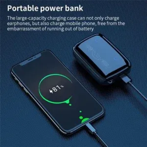 Écouteurs sans fil M19 + Power Bank