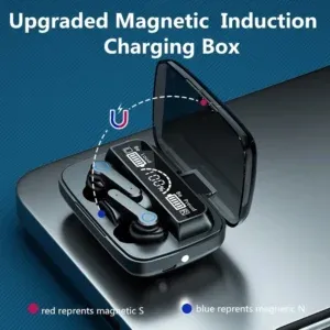 Écouteurs sans fil M19 + Power Bank