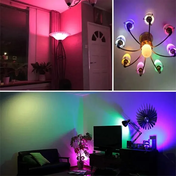 Lampe Led RGB 16couleurs – E27 - avec Télécommande
