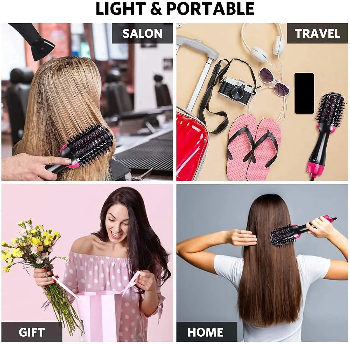 Hair Dryer and Styler - Hot Air Brush - 1500W - One Step