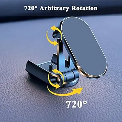 Magnetic Car Phone Holder – 720° Rotating