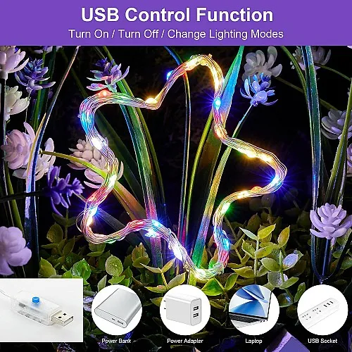 Guirlande Lumineuse USB Multicolore 100 LED -10Metres