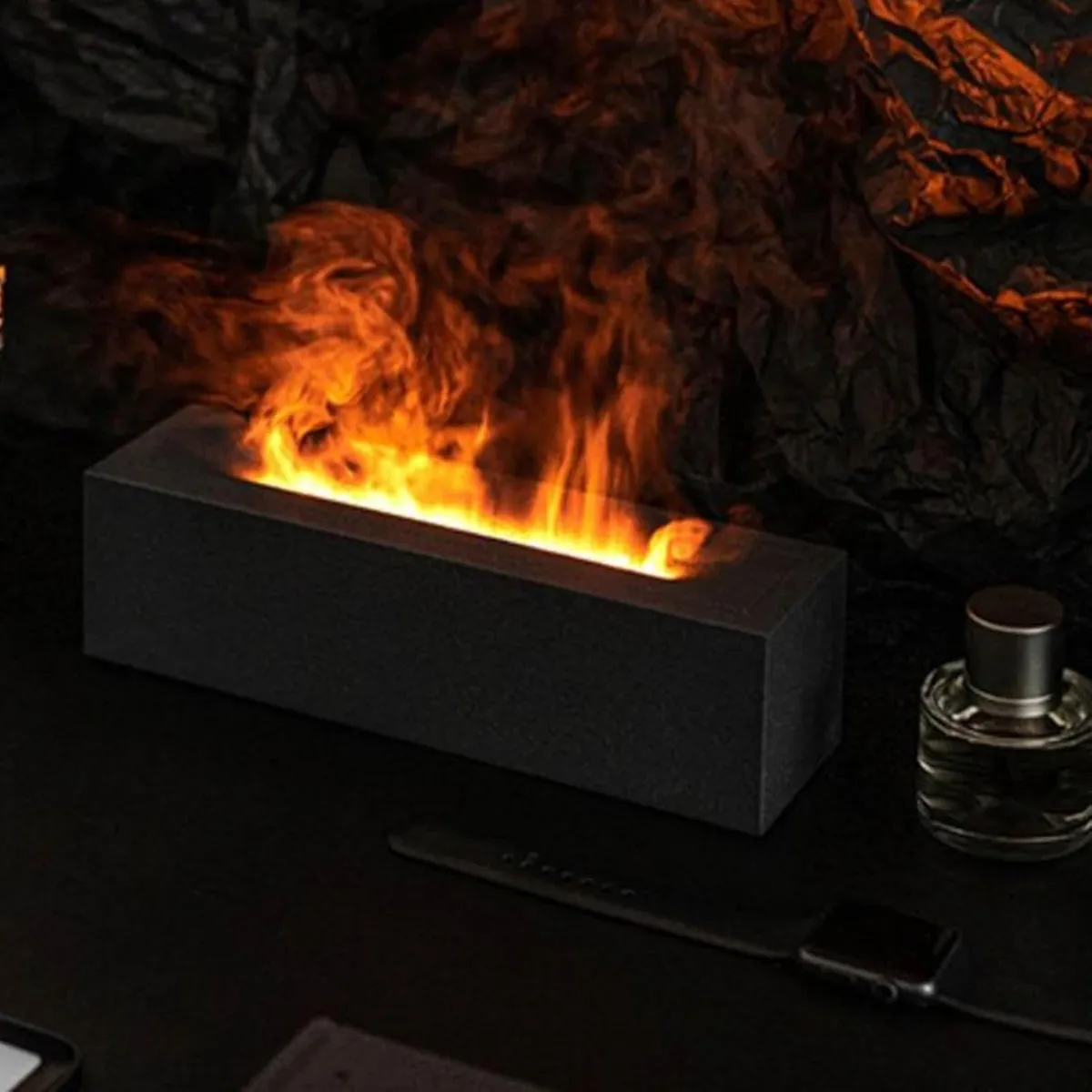 Diffuseur flamme cheminée