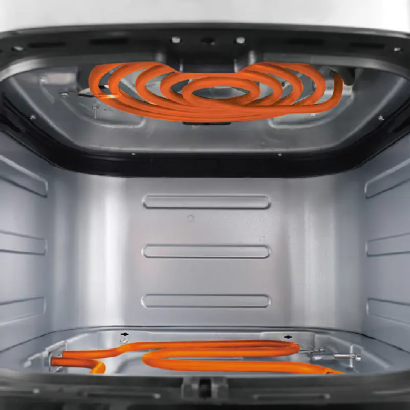 Friteuse à air Lexical LAF-3066 – 10L - 2200W - Double Chauffe - Écran LED - Inox