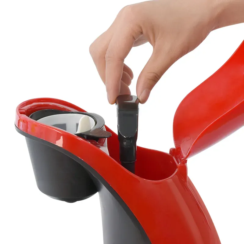 Machine a Café Lexical Avec 2 Tasses  LEM-0620 - 450Watts - Rouge